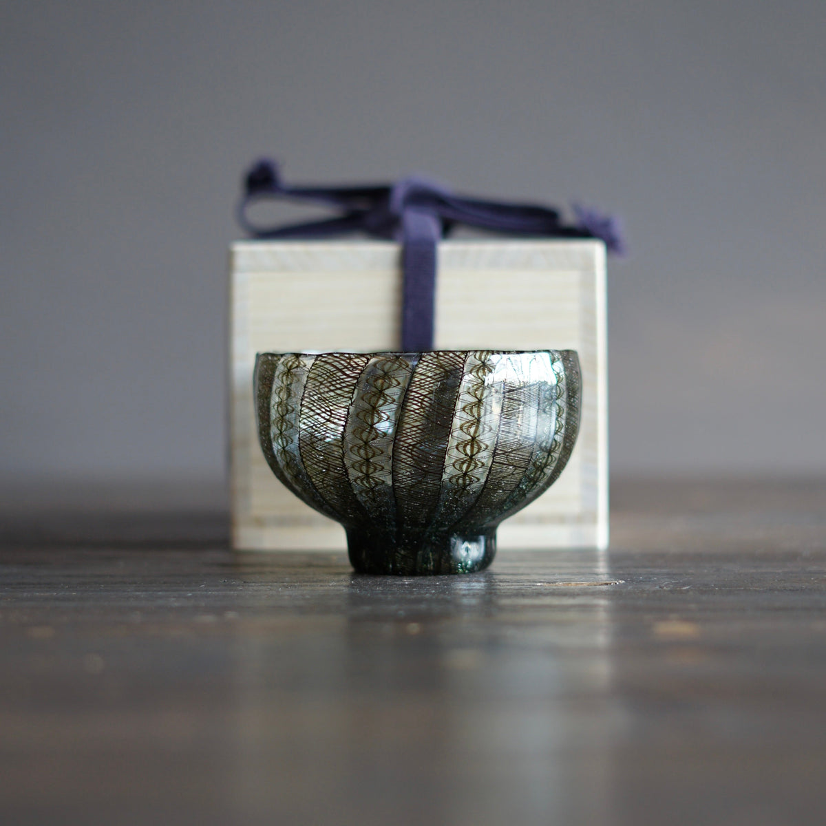 "Godzilla" Tea Ceremony Bowl #U6